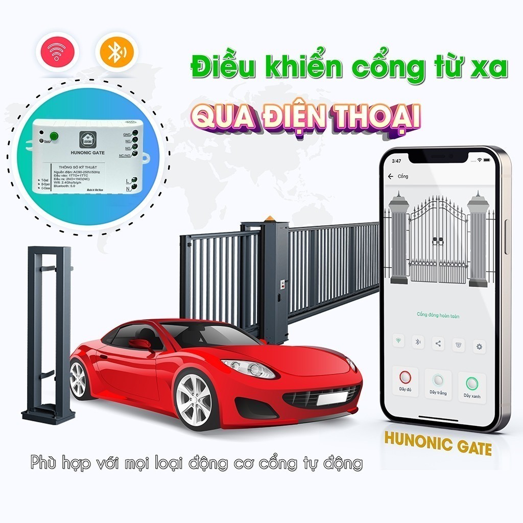 Bộ điều khiển cổng tự động HUNONIC GATE